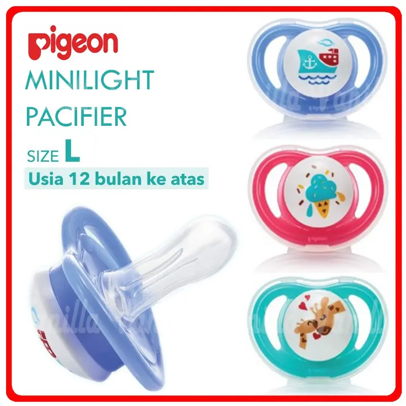 Empeng Bayi Bulat Pigeon Step 1 2 3 (Newborn - 3 tahunan) / Kompeng Bayi Bulat / Baby Pacifier / Baby Soother / Empeng Anak / Empeng Bayi Newborn gigi
