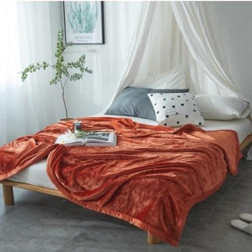 Chăn Tuyết nhung hai mặt, chăn lông tuyết mịn giữ nhiệt, chăn Muji sang trọng, mềm mịn. Cotton Mềm Có thể giặt