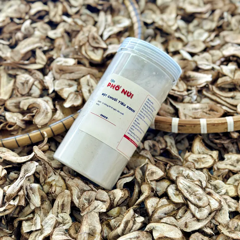 Combo 2 Hũ Bột Chuối Tiêu Xanh 500gram/Hũ [Tặng kèm 0,5L Mật Ong Hoa Cà Phê] - Tiệm Phố Núi 4