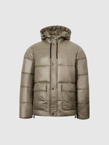 Men's Solid Color  Hooded Jacket, Casual Loose Fit Long Sleeve Zip Up Outerwear for Fall & Winter, Men's Clothes for Daily Wear