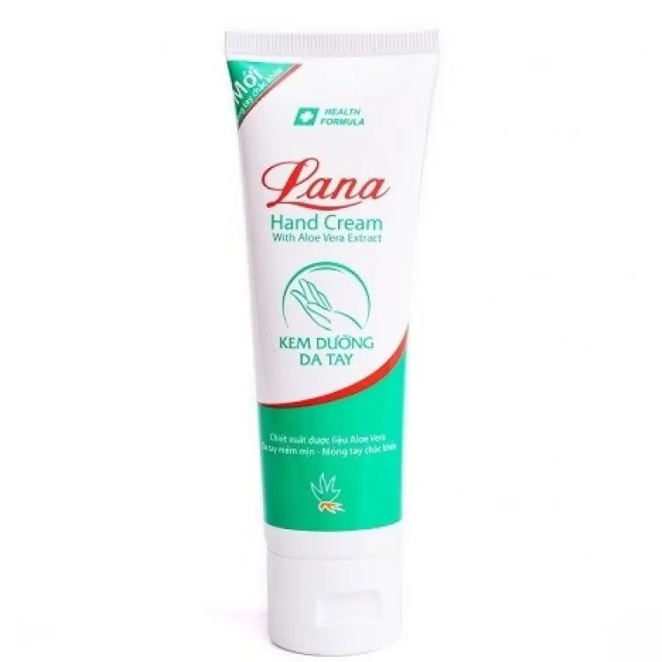 Kem dưỡng mềm mịn da tay móng tay chiết xuất từ Nha đam LANA Hand Cream 80g 3