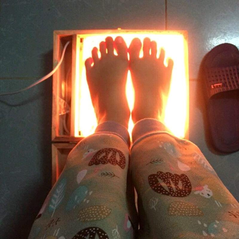 Hộp đá muối ngâm chân Himalaya- nhập khẩu Pakistan- Đá muối nguyên khối 1 viên cong. V.ip