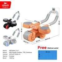 Gambar SPEEDS Ab Wheel Roller Plank Trainer Variasi Latihan Stand Bar 2in1 Fitness 009-18A - 18 BIRU dari Speedsindonesia Kota Surabaya 2 Tokopedia