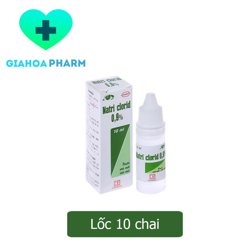 Dung dịch nước muối sinh lý đẳng trương Natri Clorid Pharmedic 0.9% vệ sinh rửa làm sạch mắt mũi an toàn trẻ sơ sinh