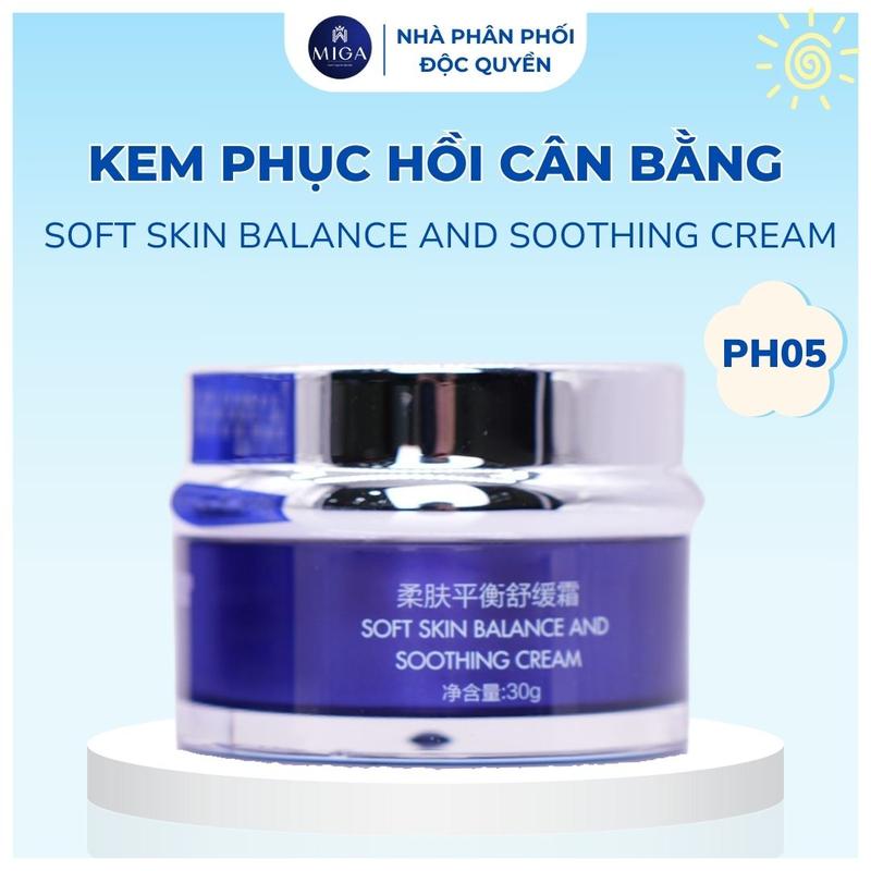 PH05 - [MIGA] - Kem Phục Hồi Cân Bằng (30g) - Cải thiện làn da khô, thô ráp, làm dịu và phục hồi làn da mỏng yếu, bổ sung độ ẩm và dưỡng chất cần thiết cho da, giúp da dày khỏe, tươi sáng và căng mịn - Skincare, Làm Đẹp Da, Chăm Sóc Da 0