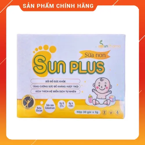 Sữa non Sunplus hộp 30 gói Cho Bé Vitamin