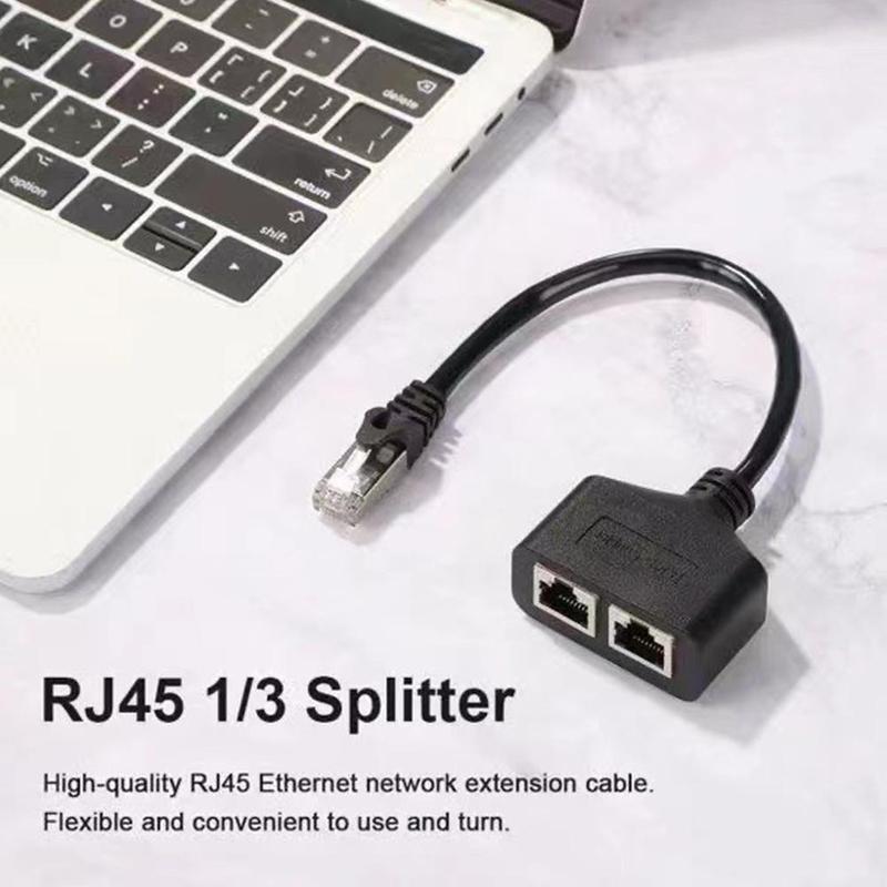 Product Introduction of Ethernet Splitter RJ45 1 Male To 2 Female LAN Ethernet Splitter Cable M6L0 18