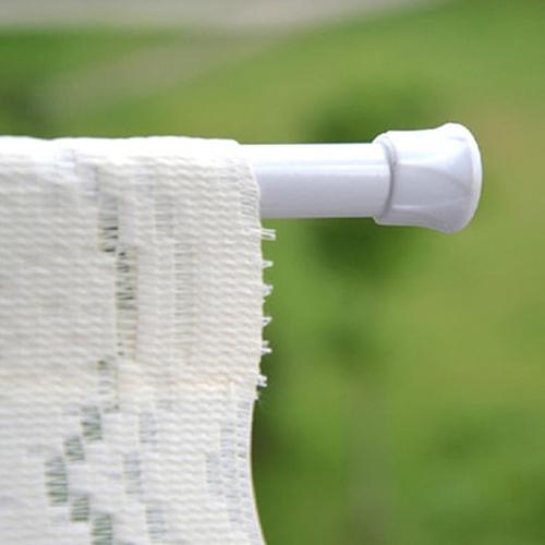Carbon Steel Adjustable Rod Tension Home Bathroom Curtain Extensible Rod Hanger 2