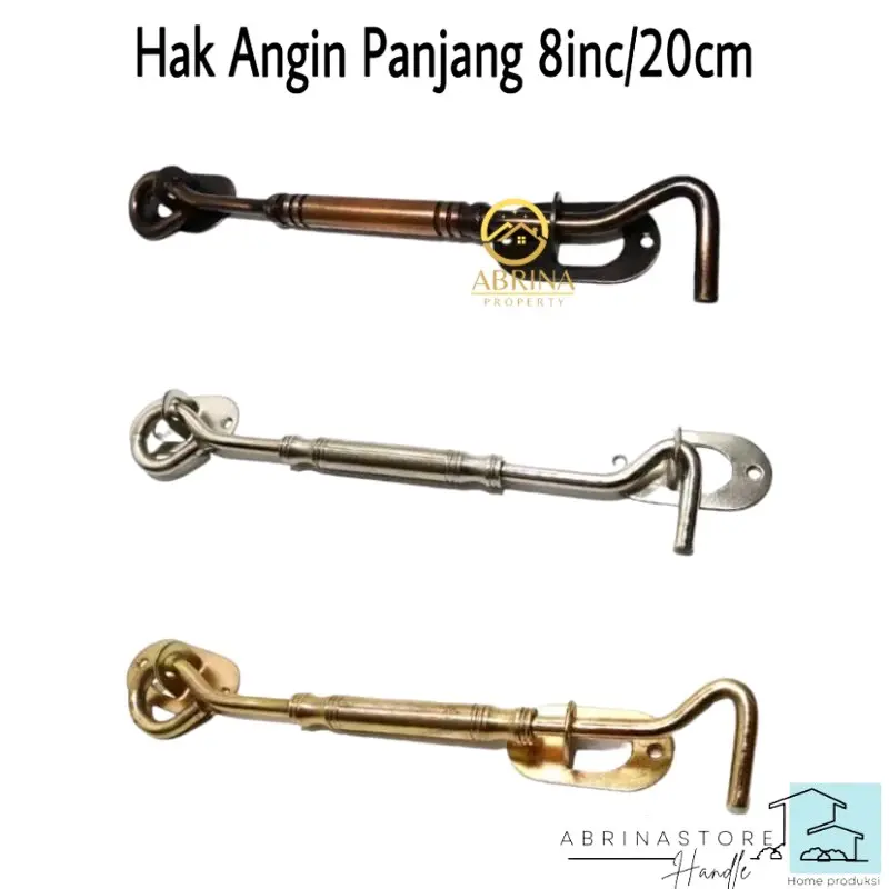 hak angin jendela rumah penahan jendela rumah penyangga jendela rumah panjang 8inch murah berkualitas