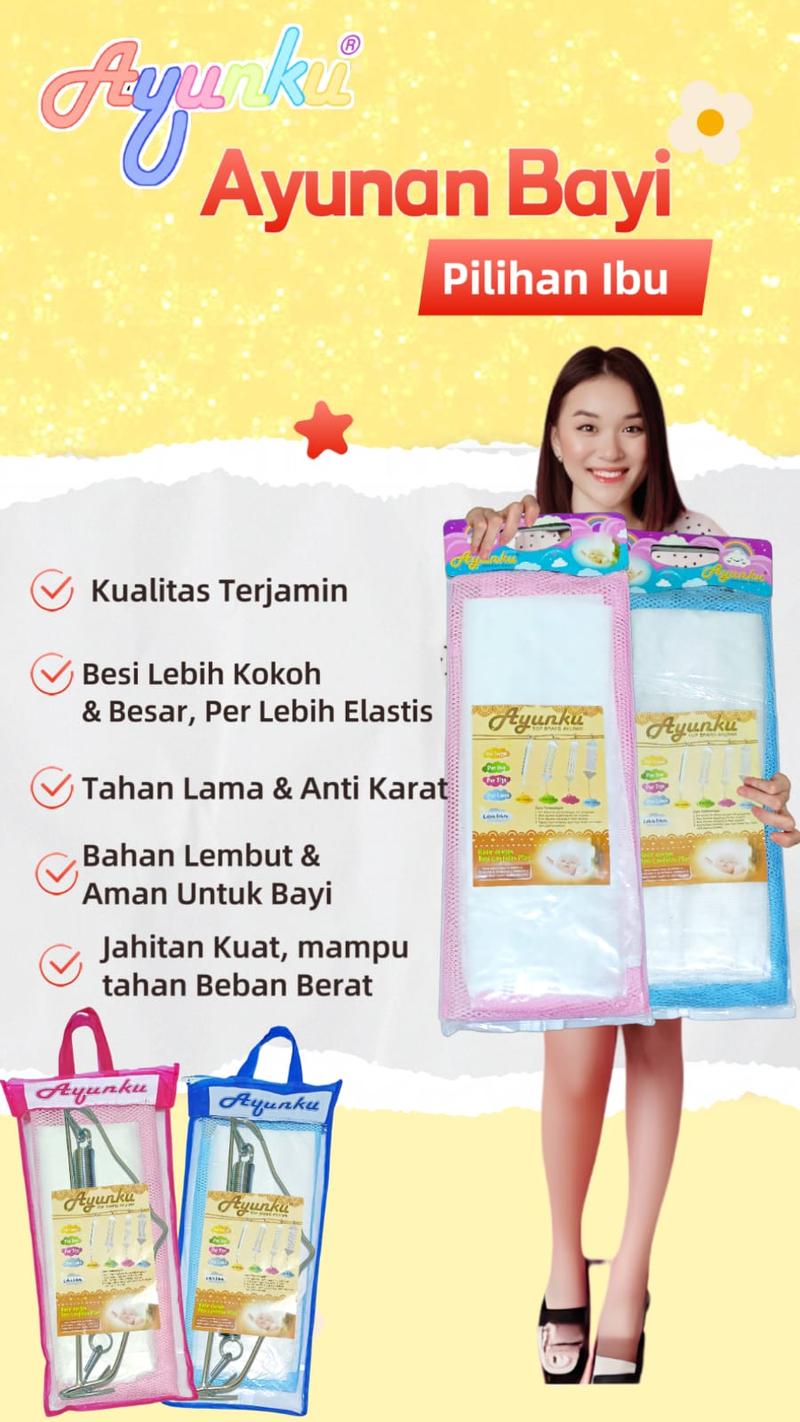 Product Introduction of Ayunan Bayi PER Jumbo AYUNKU Set - Ayunan Bayi Manual 1 Paket Lengkap 8