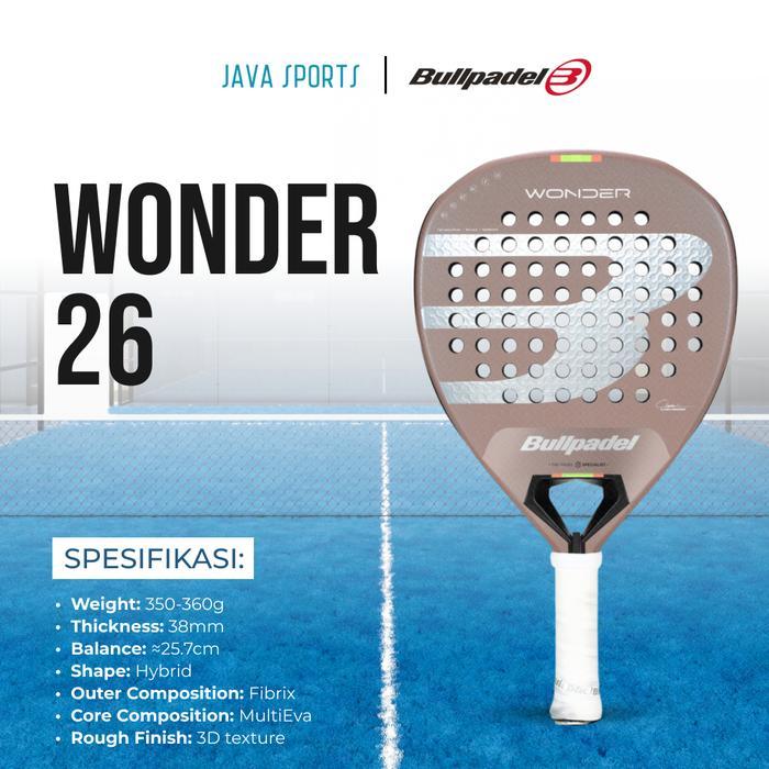Raket Padel Tenis Bullpadel Wonder 26 Official Resmi Origina - Shop ...
