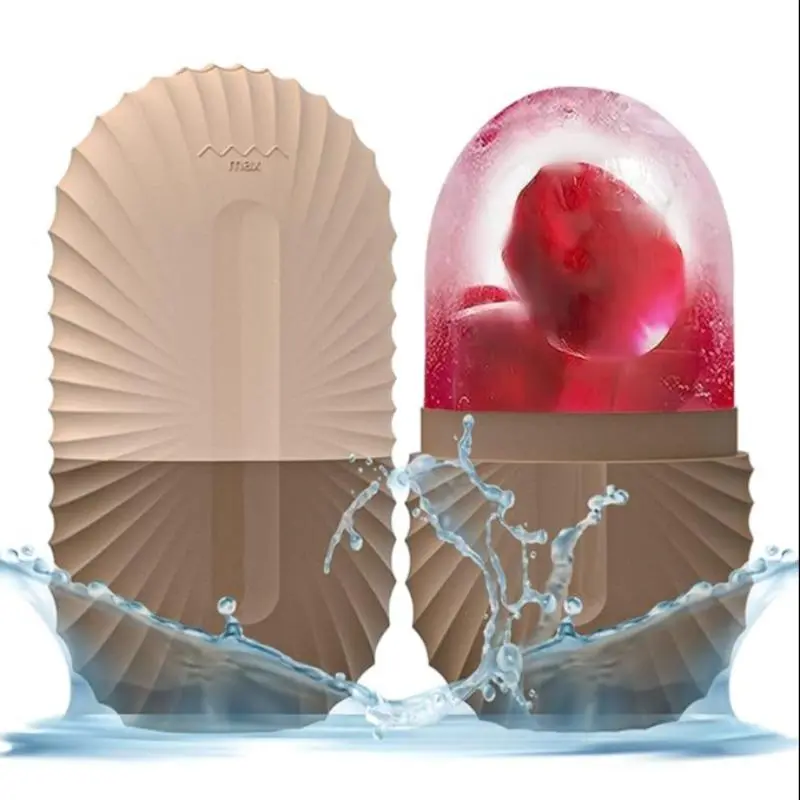 Shell Shaped Silicone Ice Face Roller, 1/2/3 Counts Ice Press Massage Face Roller, Face Cooling Ice Mold, Facial Skin Care Tool for Women 8