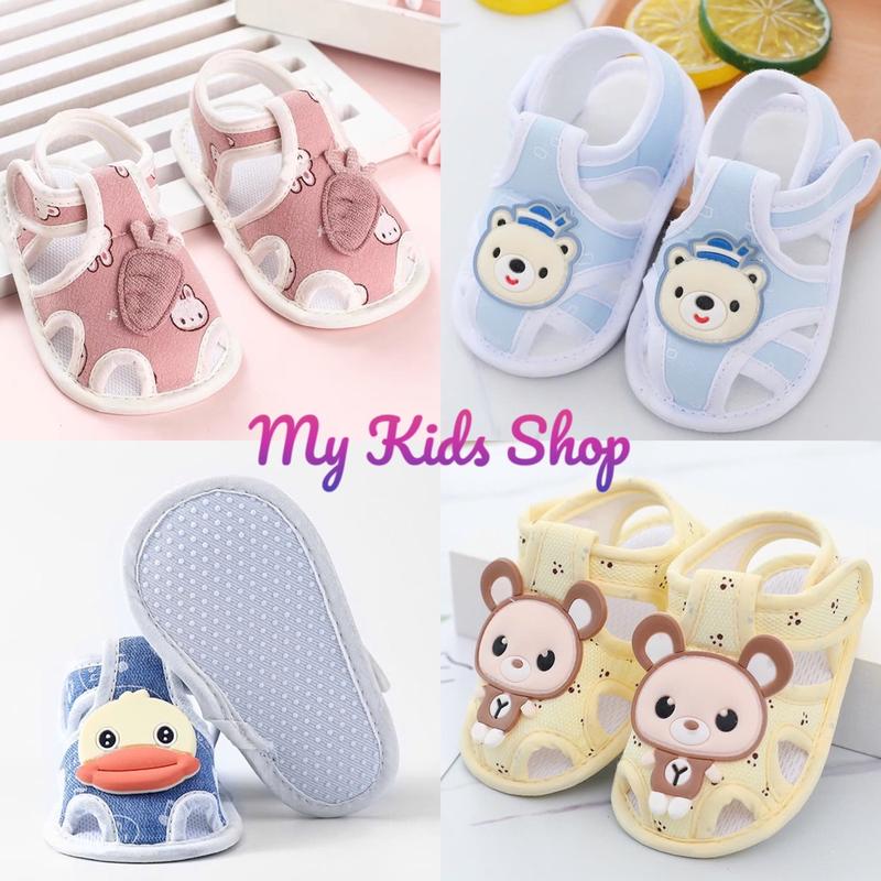 Dép sandal tập đi chống trượt cho bé nhiều hình cute - đóng hộp rọ