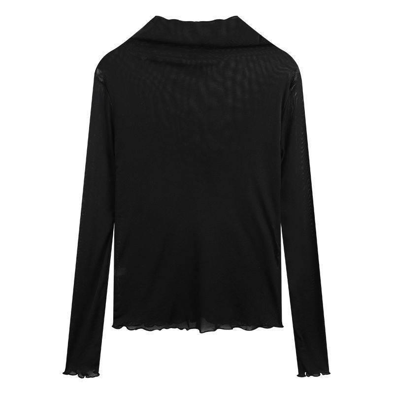 Product Introduction of Áo Thun Nữ, Áo Dài Tay, Xuyên Thấu Đối, 1 Chiếc Top Women 0