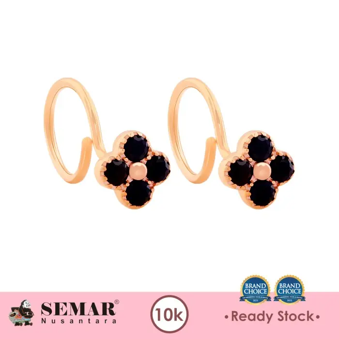 Anting Emas Toge Sweet Flower Gold 10K Semar Nusantara 1