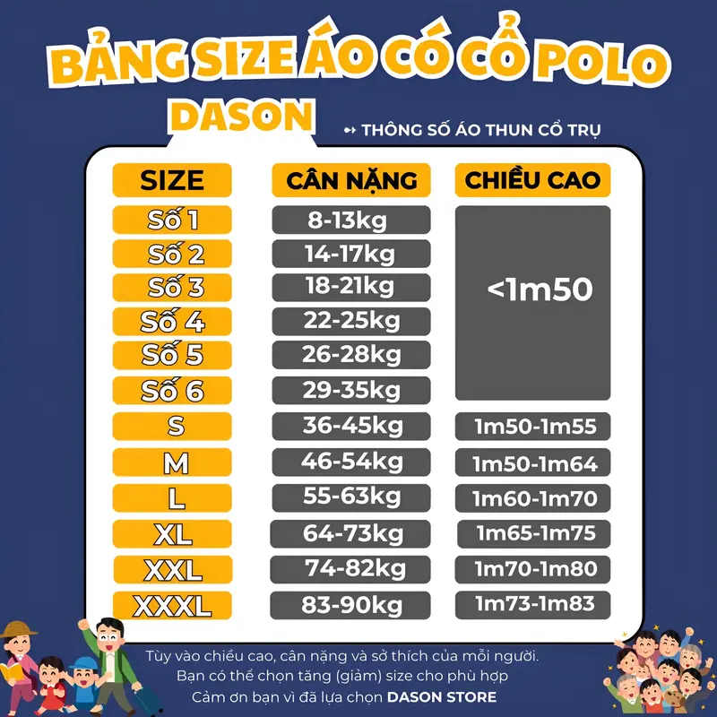 Áo thun có cổ polo đồng phục gia đình phối sọc họa tiết trái tim chất thun cá sấu co dãn 4 chiều, thoáng mát, hạn chế nhăn 8