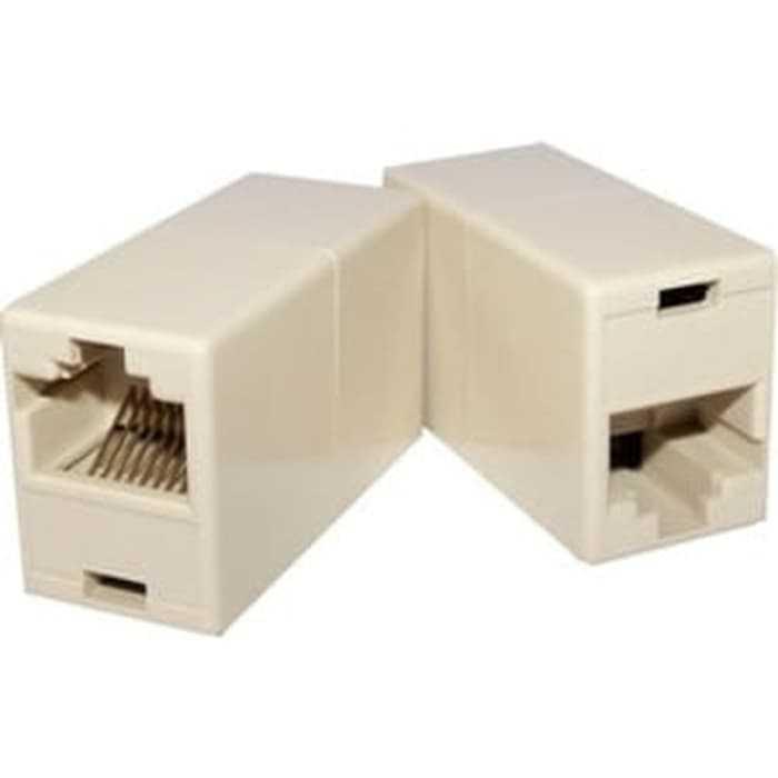 Gambar Lan Barel (Adapter Cat 5) - Putih dari Java Computer Samarinda Kota Samarinda Tokopedia