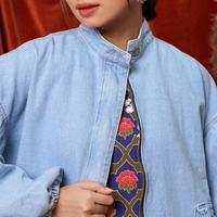 Gambar NONA Amaryllis Gathered Jacket Light Blue dari Nonaetal Kota Depok 4 Tokopedia