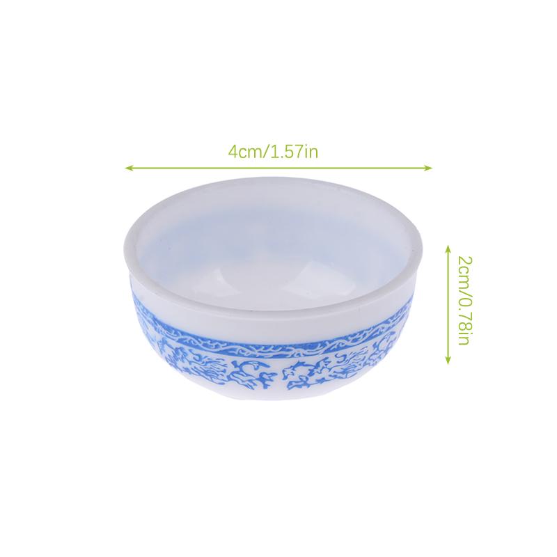 Product Introduction of 2Pcs/Set 1:6 Dollhouse Miniature Retro Bowl Blue and White Bowl Tableware Kitchen Model Decor Toy Doll House Accessories 23