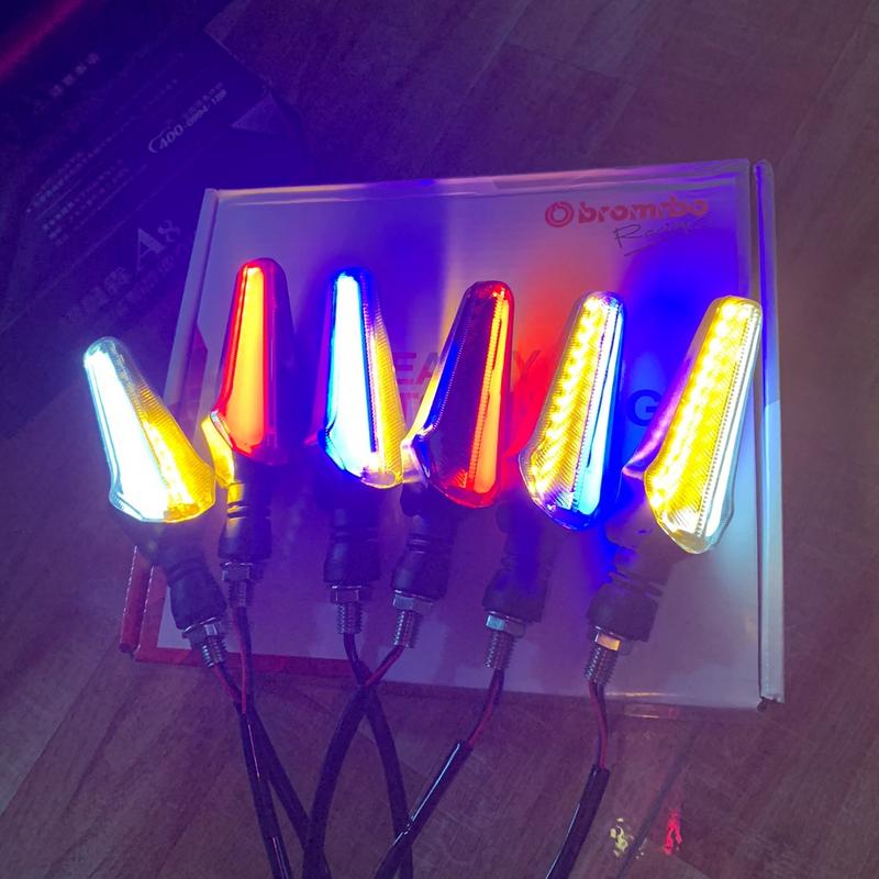 Xi nhan lưỡi kiếm L21 audi cho xe máy xe điện 12v giá 1 cặp Phụ Kiện Phụ Tùng