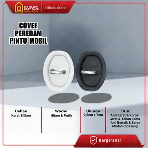 (1 Pcs) Peredam Pintu Mobil Cover Penutup Pintu Mobil Universal Car Door Lock Pelindung Kait Pintu Karet Elastis Peredam Suara Pintu