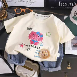 BAJU ANAK ATASAN CEWEK BAHAN COTTON  ADEM HELLOKITTY AND LION PETTCOCO