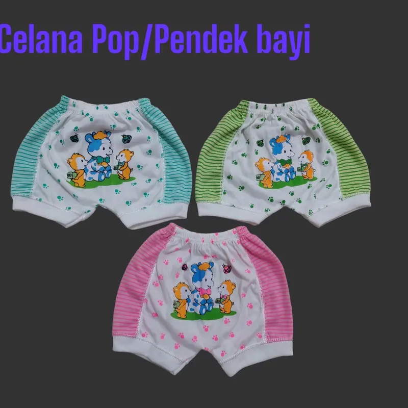 30rb-an 6PCS CELANA PENDEK BAYI 3-12BLN 3