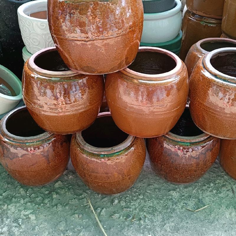 bình rự cần. gốm sứ xưa. có thể khoan lỗ trồng cây. cắm hoa trang trí nhà. kích thước. cao 24 x Phủ bì miệng 13x lòng trong miệng 10 cm. size trung 4 lít 2