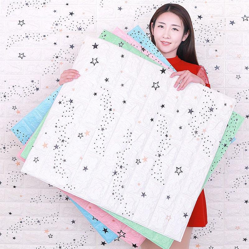 COMBO 20 miếng xốp dán tường hoạt hình 3d nhiều mẫu
