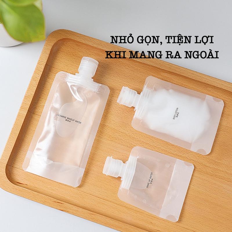 Túi chiết mỹ phẩm du lịch đựng dầu gội, dầu xã, sữa tắm tiện lợi có thể tái sử…