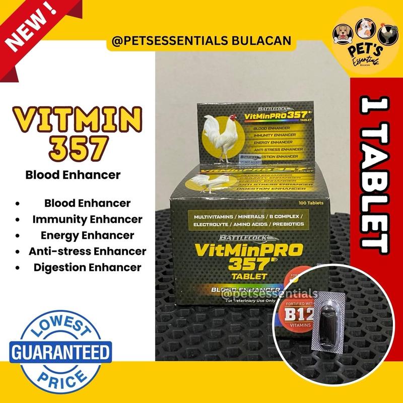 Vitmin 357 Blood Enhancer 1 Tablet - For Poultry - TikTok Shop Philippines
