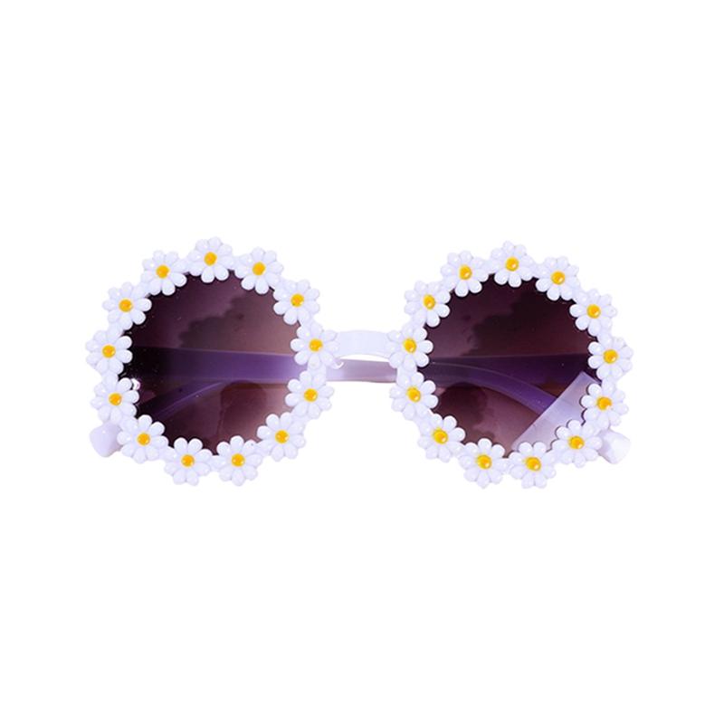 Product Introduction of Child Girls Sunglasses, Cute Sweet Flowers Summer Outdoor Travel Casual Kids Glasses 23
