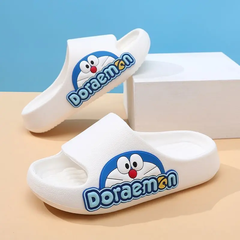 Dép Lê Trẻ Em, Thiết Kế Doraemon, Đế Mềm Chống Trượt, Thích Hợp Cho Bé Trai, Trẻ Em, Thanh Thiếu Niên Và Trẻ Sơ Sinh, Dép Đi Trong Nhà Và Ngoài Trời, Hàng Mới Về Năm 2025