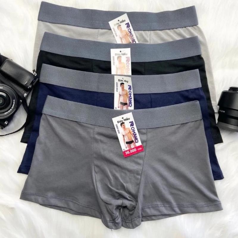 Combo 5 Quần Sip Đùi Nam Vải Cotton Cao Cấp Co Dãn 4 chiều Mềm Mịn Thoáng Màu Sắc Thanh Lịch Boxer Sịp có thể giặt máy to & cao Quần Boxer Menswear