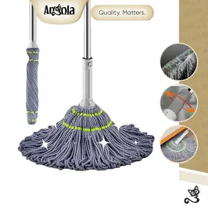 Angola Shop Alat Pel Putar Otomatis D30 Magic Twist Mop/Alat Pel Lantai Peras Otomatis/Alat Pel Praktis