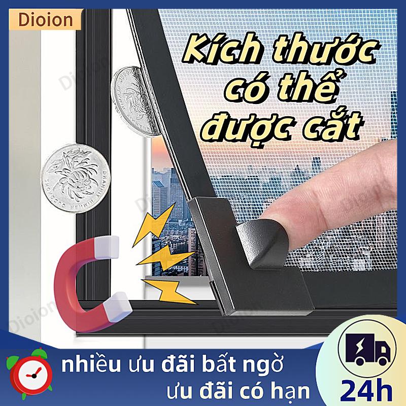 Màn Màn Cửa Sổ Chống Muỗi DIY Dioio, Nam Châm Từ Tính Dễ Lắp Đặt, Lưới Chắn Côn Trùng Ngăn Bụi