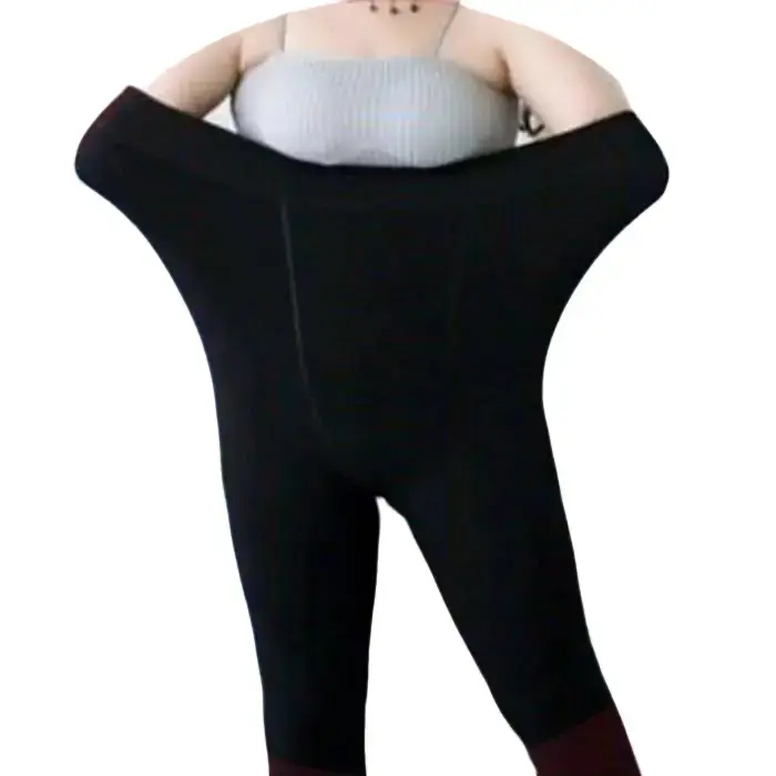 Celana leggings panjang Spandex super jumbo, jumbo & standar Melar Nyaman Tebal Fit Legging Panjang wanita regular Polos