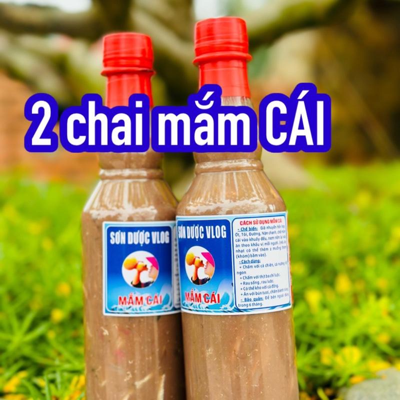  2 chai mắm CÁI đặc sản Sơn Dược 1LÍT 