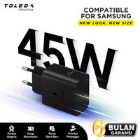 Gambar Charger Compatible For Samsung Fast Charging 2.0 New Model 45w Type C to Type C - Hitam dari Toleda Indonesia Kota Tangerang 3 Tokopedia