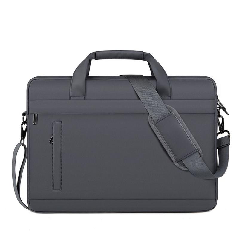 Product Introduction of New Business Briefcase Bag Waterproof 15 Inch Laptop Bag Leather Shoulder Office Handbag Men 10