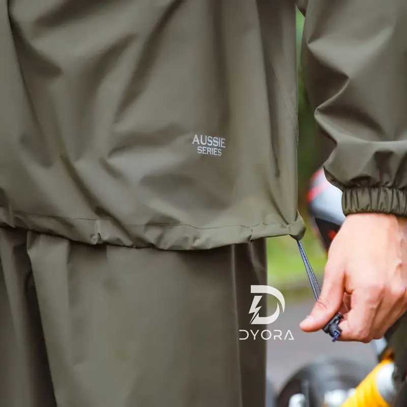 Raincoat DYORA Aussie Series Green / Jas Hujan Pria Wanita Dewasa DYORA Waterproof 6
