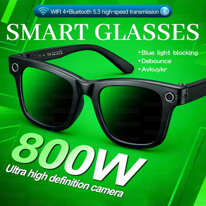 AI Smart Glasses 8K HD Photochromic Multifunction Translate Camera Glasse Bluetooth Call Voice Assistant Music Player Sunglasses - Image 2