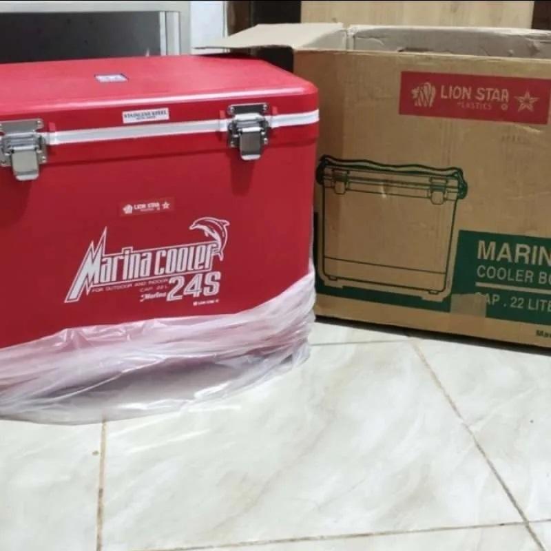 Marina Cooler Box 24 S (22 Litres) LION STAR / box minuman makanan 24s ORI 1