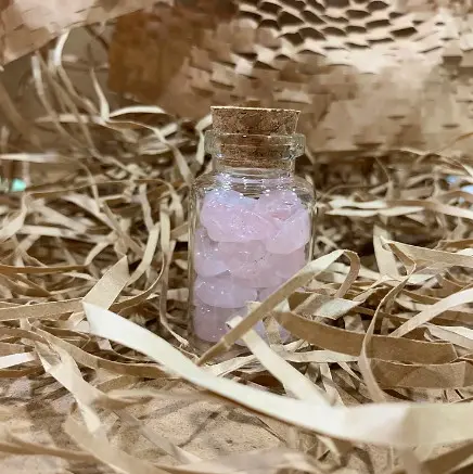 HỦ ĐÁ THẠCH ANH HỒNG ROSE QUARTZ PHONG THỦY
