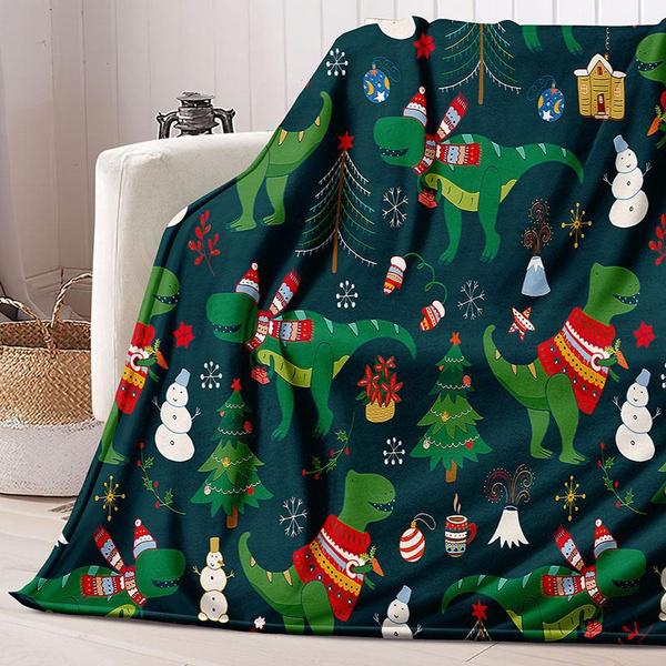 Product Introduction of Christmas Blanket For Kids Merry Christmas Blankets And Throws Ultra 3D Blankets Christmas Theme Home D Cor For Winter Bedding, Couch And Gift 16