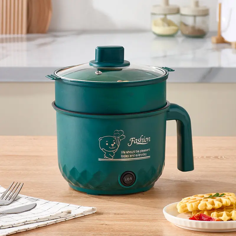 Multifunctional electric cooking pot Student dormitory mini instant noodles small electric pot Household integrated electric hot pot gift