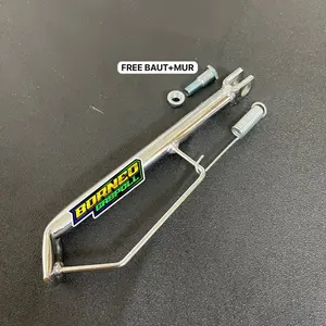 Standar Samping  Ring 17 26CM Original Beat Vario Scoopy Spacy - Asli Chrome Tebal Free Per dan baut