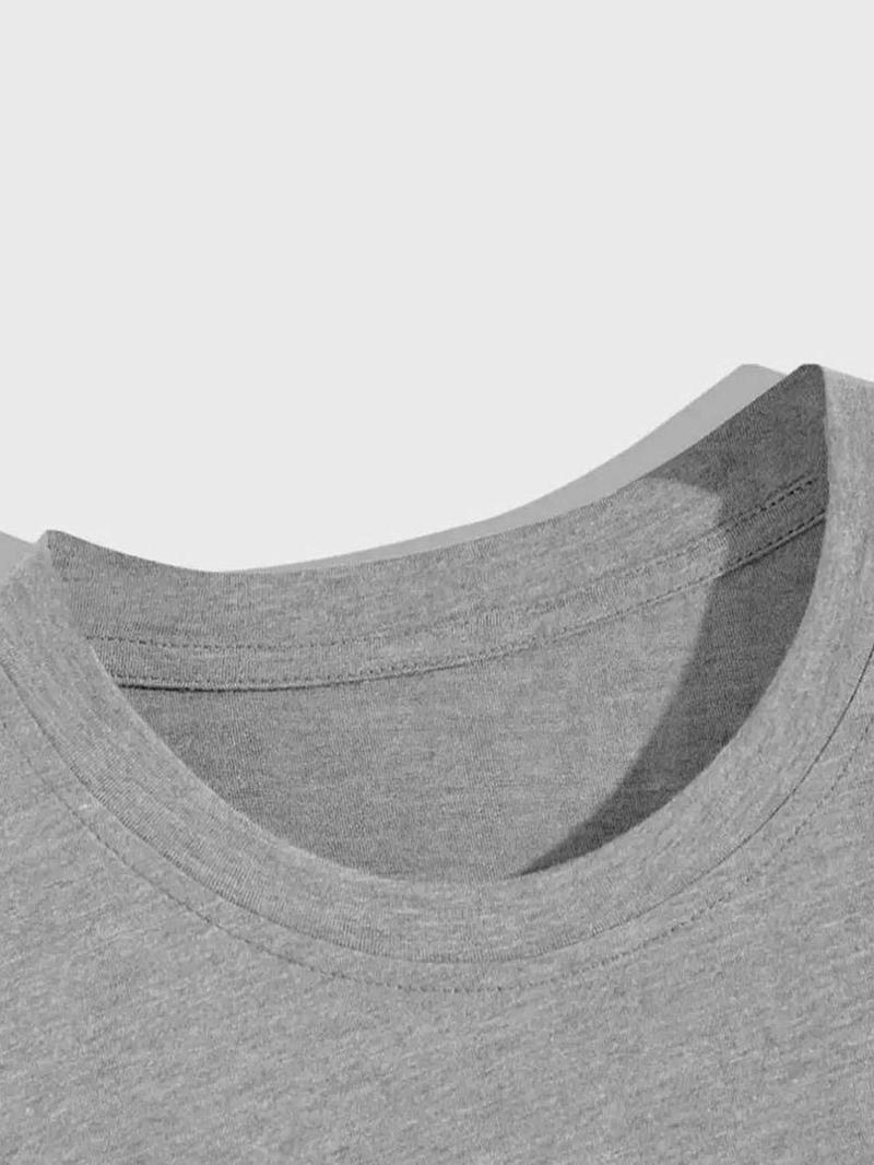 Product Introduction of Men's Regular Fit Shark Print Round Neck Tee, Casual Short Sleeve T-shirt for Daily Wear, Men's Summer Clothes 4