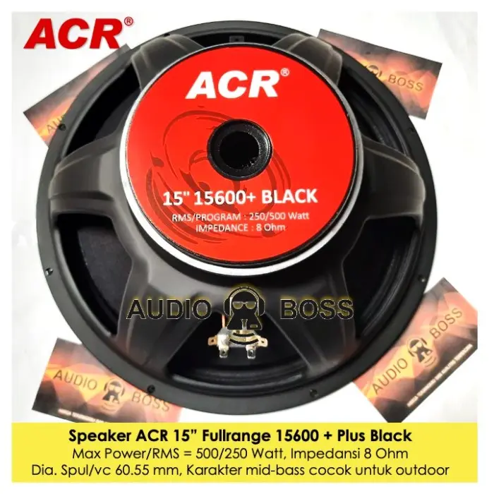 Spesial Puncak promo menarik Speaker ACR 15600 + Plus Black / Speaker 15" ACR 15600+ Tambah 15 in
