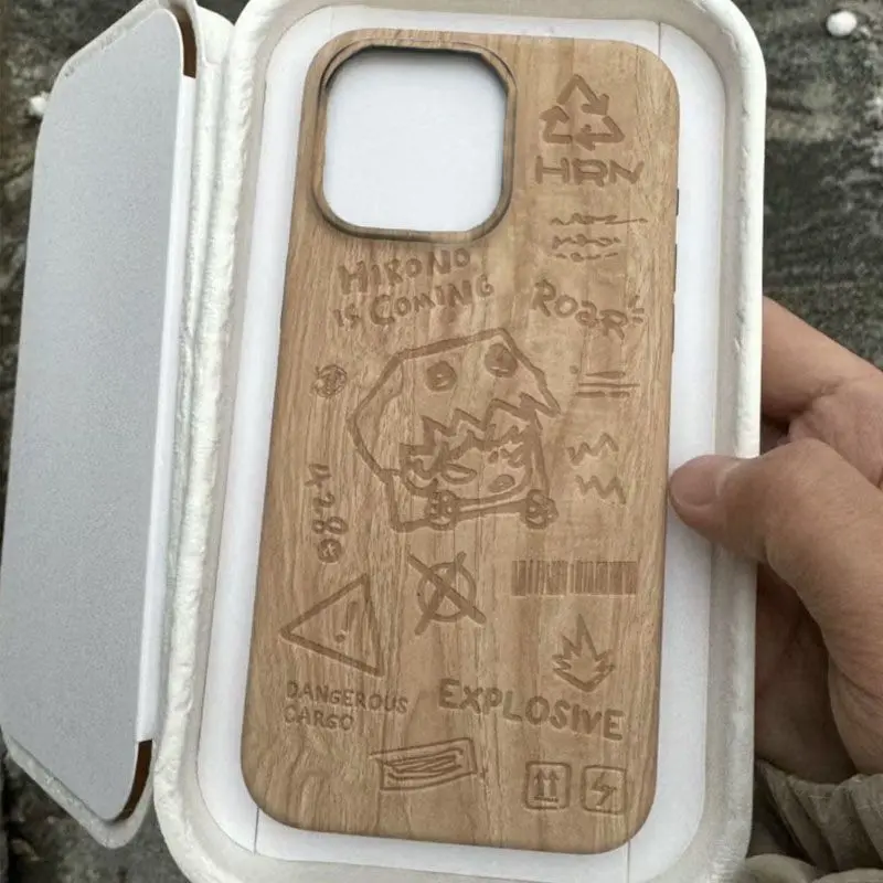 Ốp Lưng Apple, Phong Cách IPhone Graffiti Vân Gỗ, Thiết Kế Đơn Giản, Tương Thích Với iPhone 15, XS Phim, 11, 12, 13 Và 14, Hợp Xu hướng Và Ngầu, Được Đánh Giá Tích Cực 2869 Vào Năm 2025